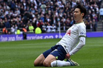 Heung-min Son,,Tottenham,Premier League,100 club,History-making,Long-range goal,Top scorer,South Korean forward,Tottenham Hotspur,Football